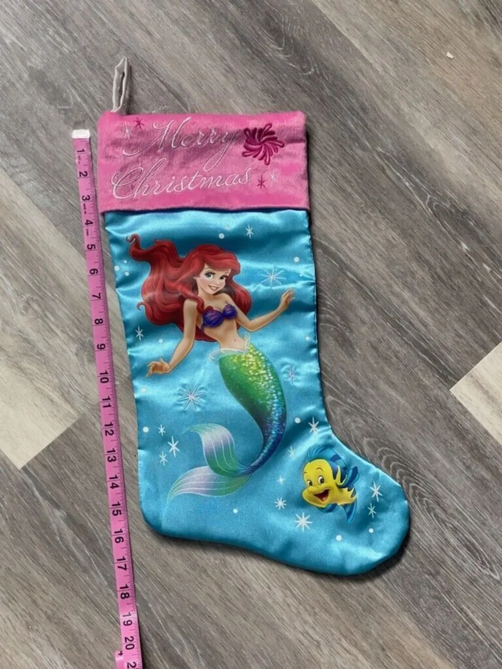RARE 2014 THE LITTLE MERMAID ARIEL & FLOUNDER 18